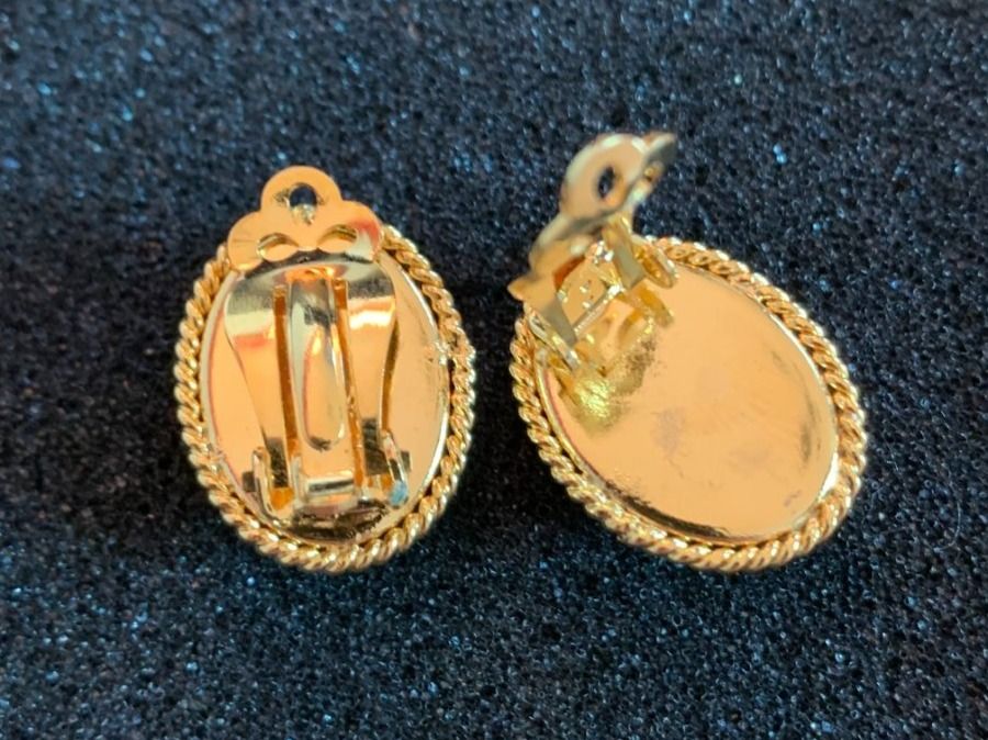 Boucles d'oreille: Ohrclips Howlith – Neuf (Voir description) à Worb par farben20zauber 1