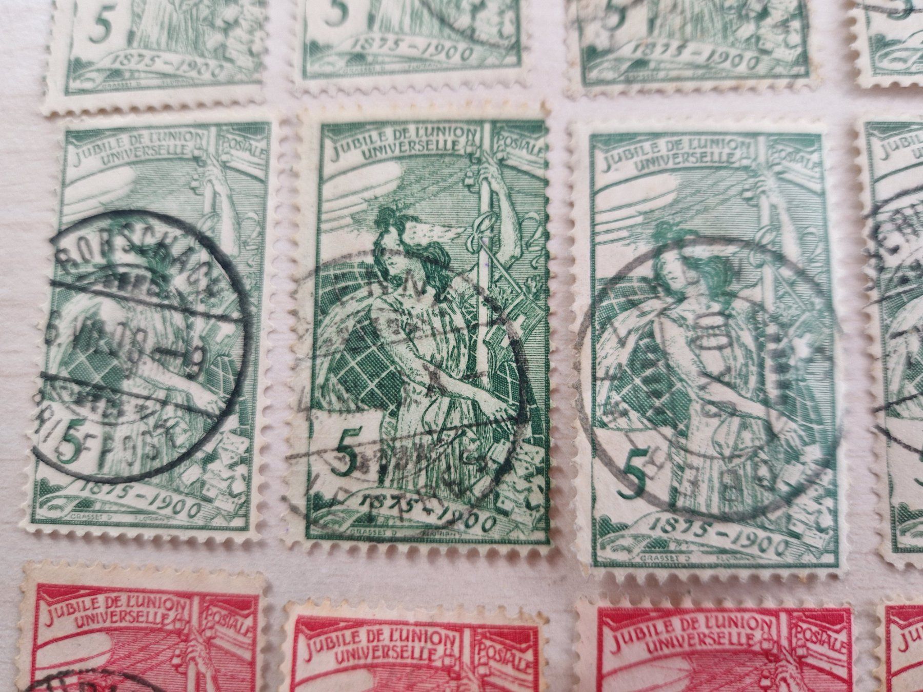 Alle Briefmarken: UPU Lot, ab 1.- – Gebraucht aus Burgdorf von Glossy01 4