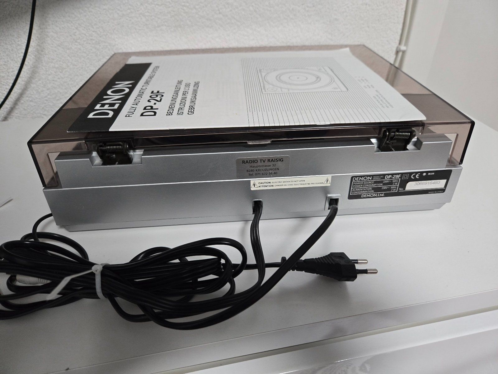 Denon Giradischi: Plattenspieler Denon DP-29F – Usato da Riedt b. Erlen venduto da 63ak 3