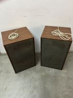 2 Musikboxen Komet Holzgehäuse funktionieren