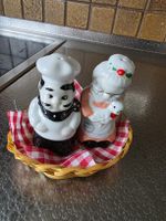 Vintage Salz- & Pfefferstreuer Set – Koch & Köchin – Keramik