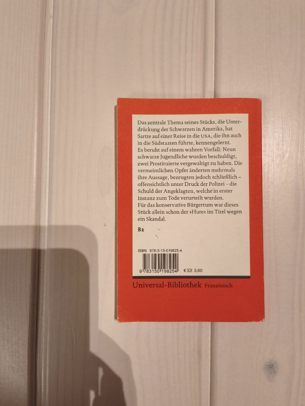 Libri: Jean-Paul Sartre: La Putain respectueuse – Usato da Obfelden venduto da sel_7s58 1