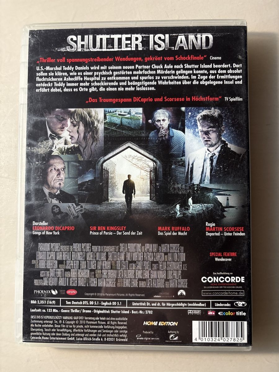 Tutti i DVDs: Shutter Island (0105) – Usato da Ruswil venduto da Slivio_ 1