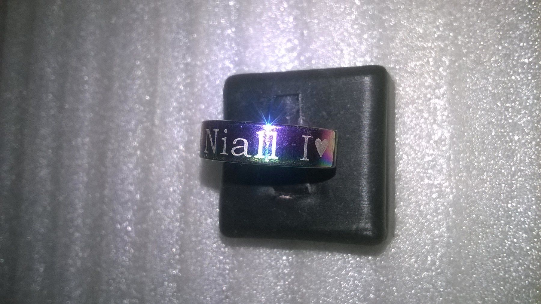 Ringe: ring edelsthal,,,regenbogen fare,,,glanzig – Neu (gemäss Beschreibung) aus Basel von bijoutrie_4 1