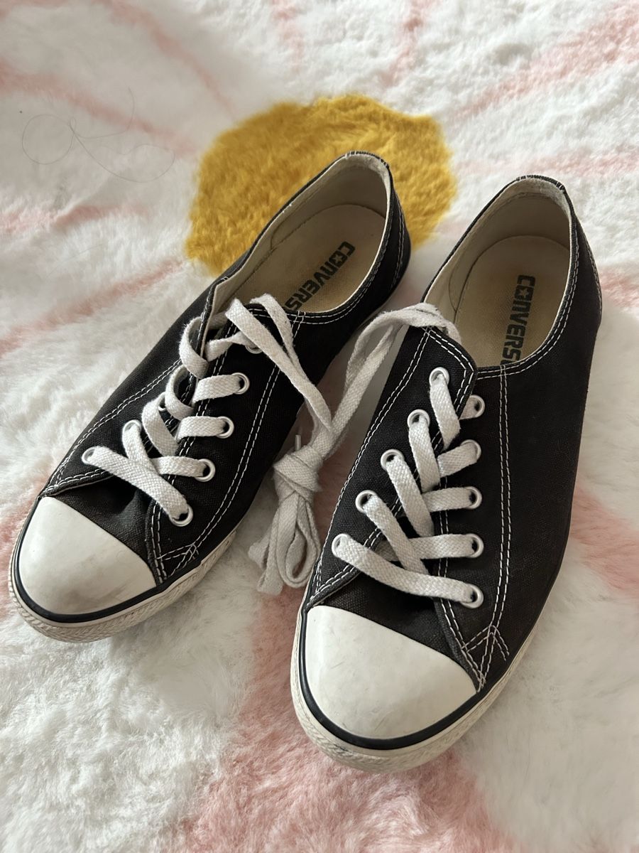 Converse Scarpe da donna: Converse 39 schwarz weiss niedrig – Usato da Winterthur venduto da MetalCicada
