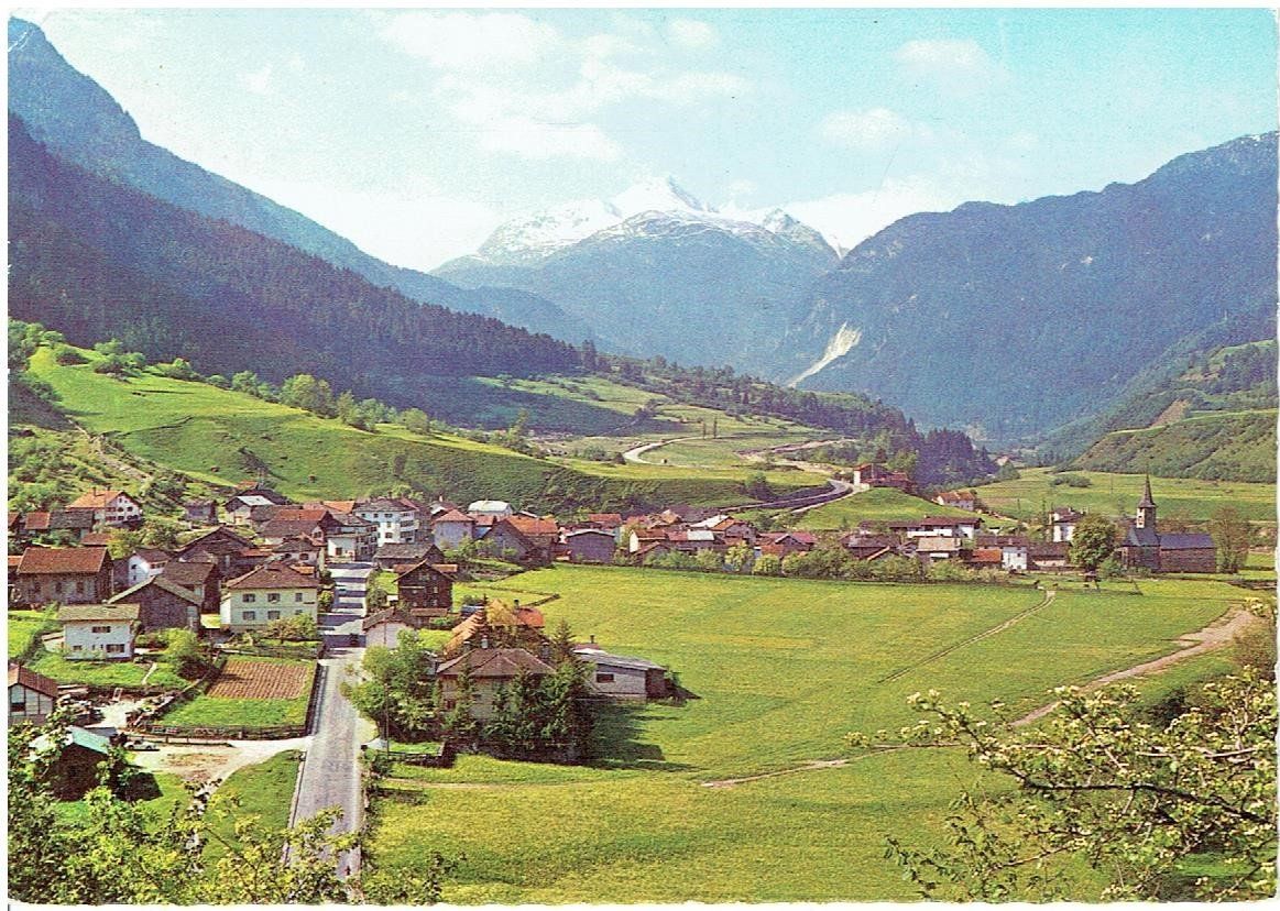 Cartes postales: Zillis mit Hirli – D'occasion à Flims - Dorf par Stagediver