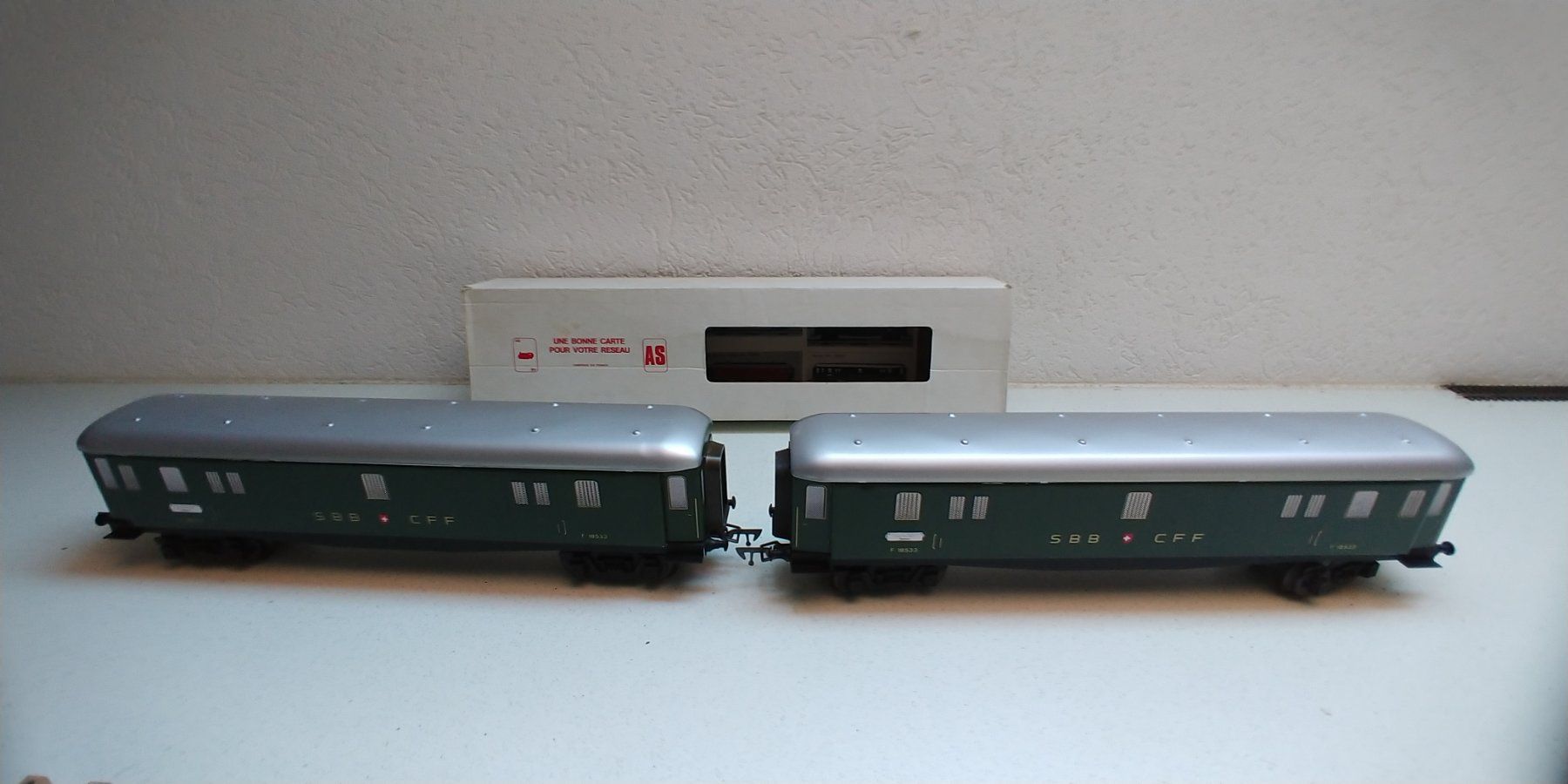 SBB/CFF/FFS Modellini di ferrovie: 2 AS SBB Personenwagen 0 – Usato da Waltenschwil venduto da Ardnas007