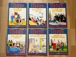 DEKKER  Nr 1-6 Comicplus Comic  Alben 1 Auflage  LOT