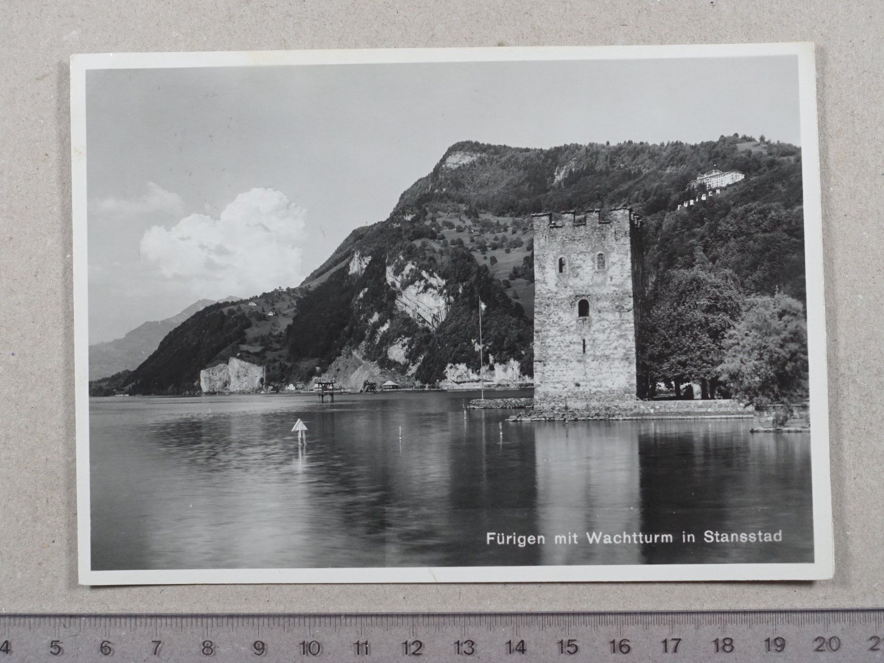 Cartoline postali: Fürigen, Stansstad – Usato da Lenzburg venduto da fh1