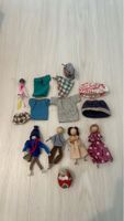 Vintage Wooden Dolls and Clothes  bundle Good condition