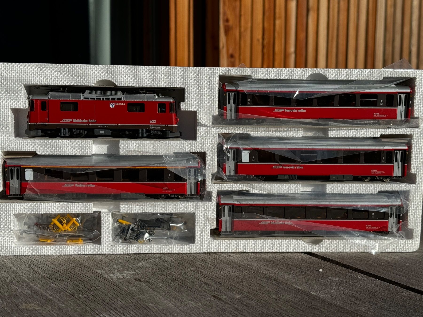 RhB Bemo 7258 130 Bernina Express Set neuwertig komplett (Gebraucht) in ...