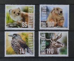 2014 Satz Sondermarken Wildtiere, tadellos postfrisch