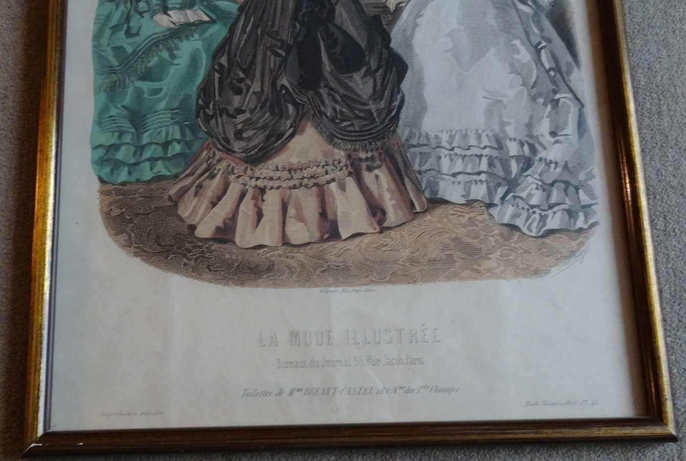 Poster & Bilder: MODEBILD NR.2 37X26 CM – Gebraucht aus Bern von Antikbatik 2