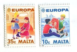 Briefmarken "Kinder". Malta.