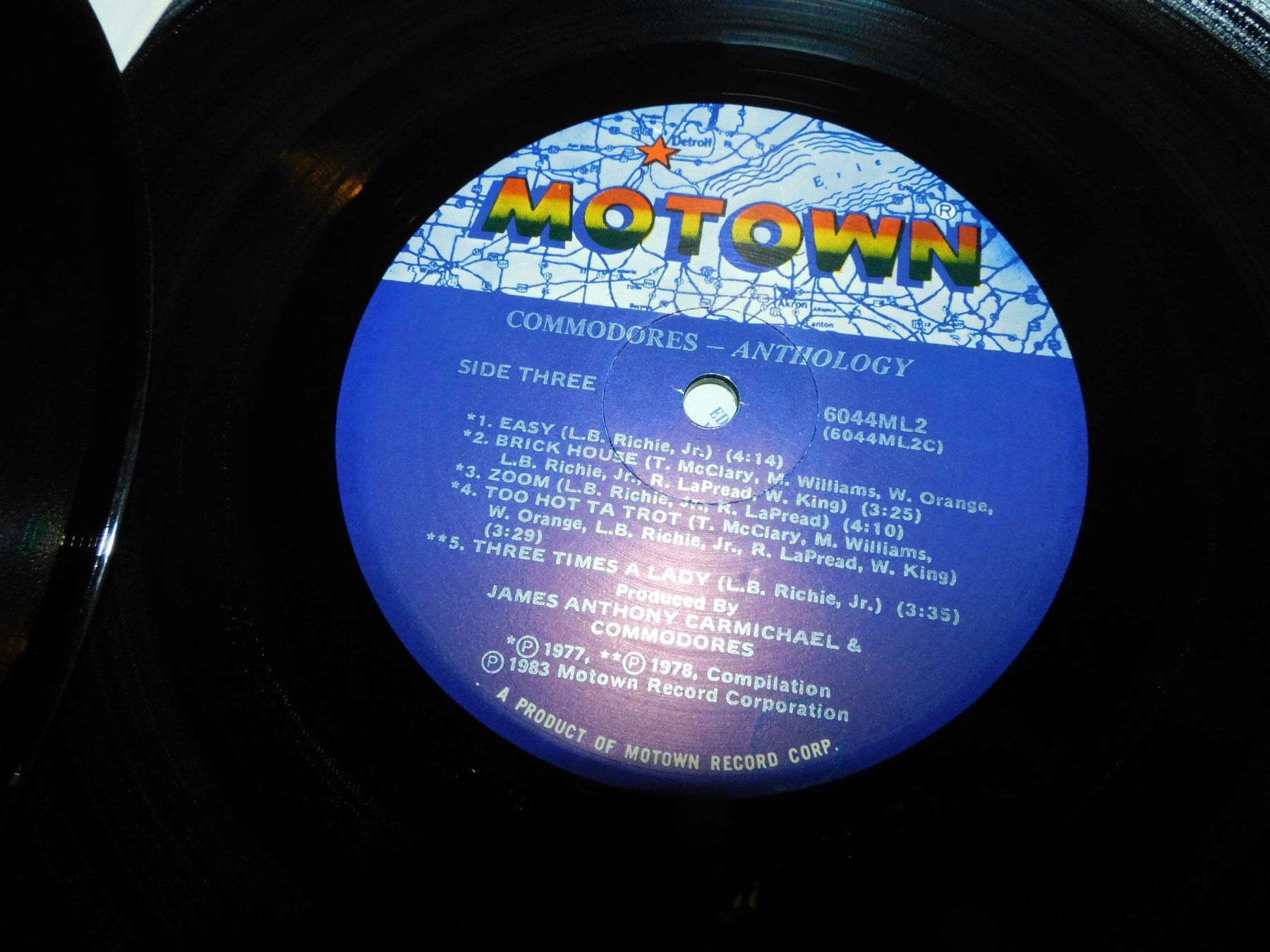 Schallplatten: LP 1983 Commodores - Anthology – Gebraucht aus Sursee von 76 1