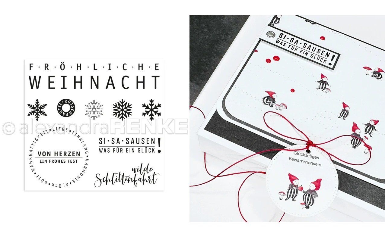 Stempel: Clear Stamps - Schneesausen – Neu und originalverpackt aus Thun von Rowaner