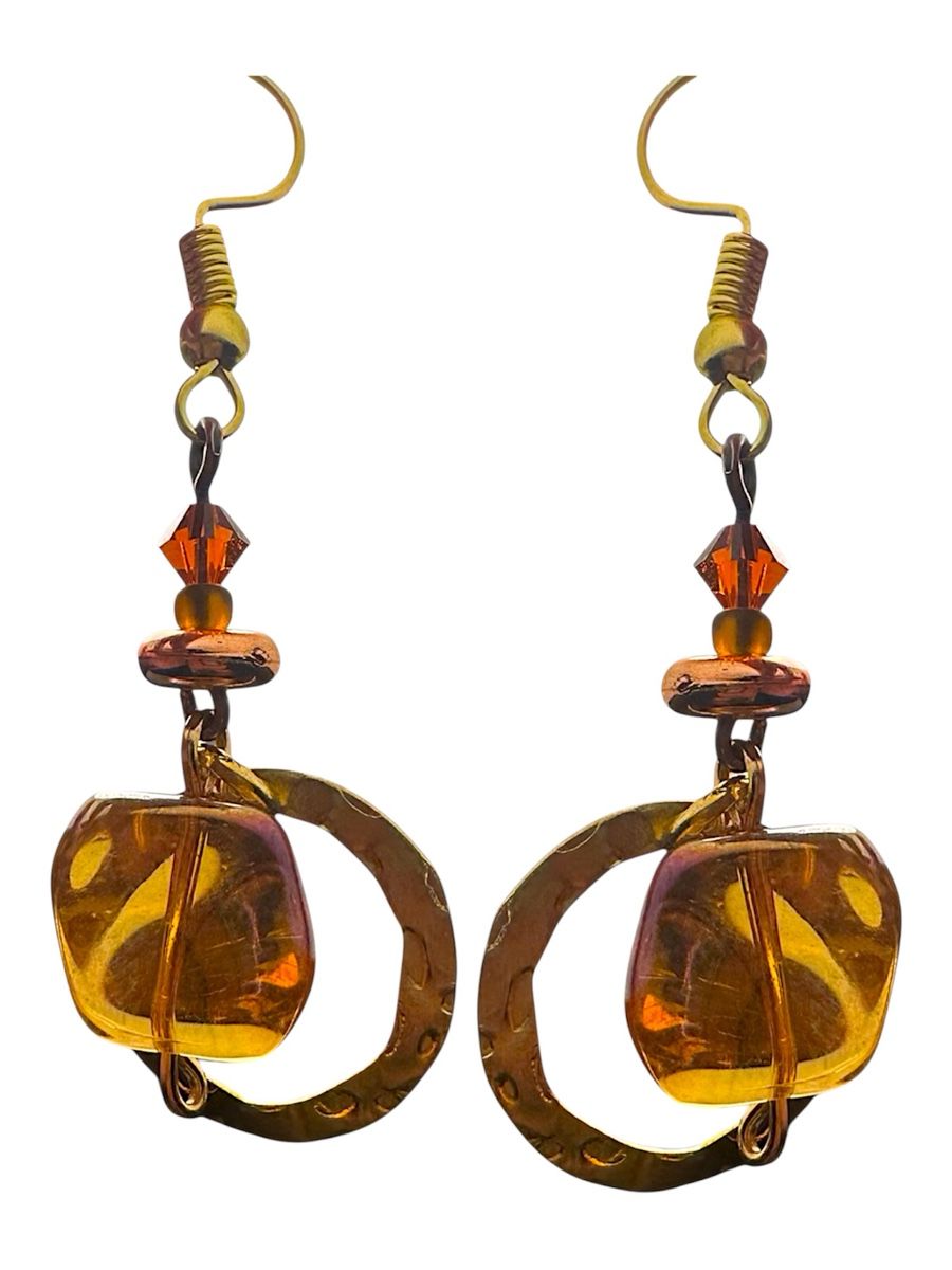 Orecchini pendenti & Orecchini a lobo: Boucles artisanales en verre – Nuovo (secondo la descrizione) da St-Saphorin-Morges venduto da chl_s5rr 1
