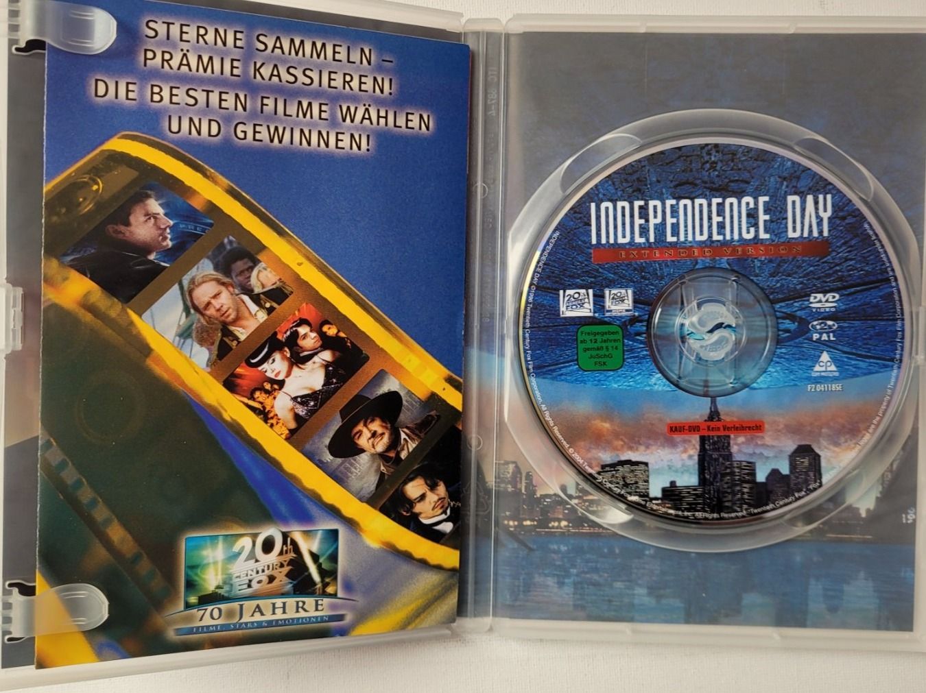 Tutti i DVDs: INDEPENDENCE DAY – EXTENDED SINGLE VERSION – Usato da Neftenbach venduto da Mador6 1
