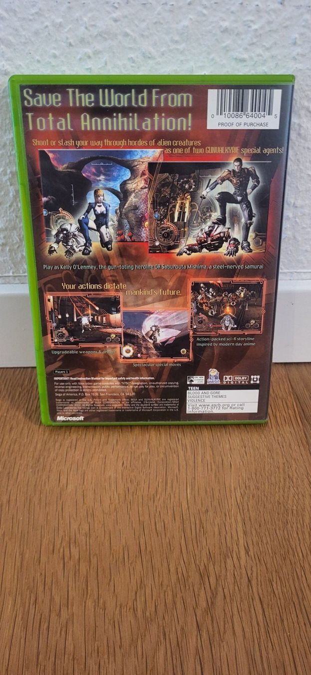 Microsoft Giochi: Xbox - Gun Valkyrie – Usato da Münsingen venduto da Heroism2010 1