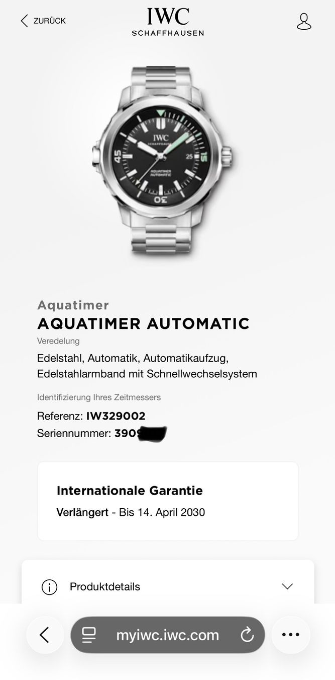 IWC Orologi: IWC Aquatimer Automatic 42mm mit Garantie – Usato da Birsfelden venduto da Mynos 1