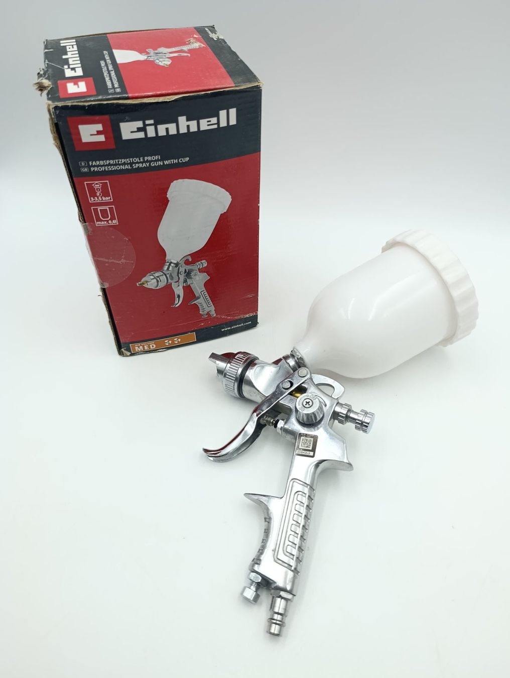 Einhell Tutti gli attrezzi: Einhell Farbspritzpistole Profi mit Becher – Usato da Wil SG venduto da Donaldus 1
