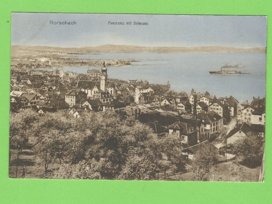 Cartoline postali: Rorschach – Usato da Zürich venduto da t24_de