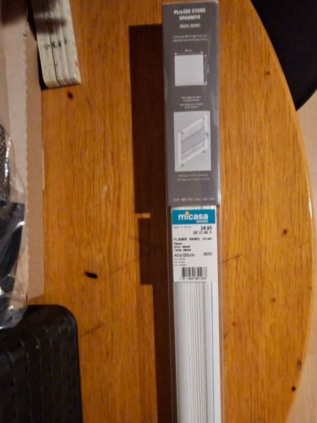 Tende da sole: Micasa Plissee Basic Crush, weiss, 40x130cm, Neu & OVP – Nuovo e nell'imballaggio originale da Luzern venduto da xem_g8vs 1