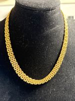 Wunderschöne vergoldete Kette, 40 cm lang