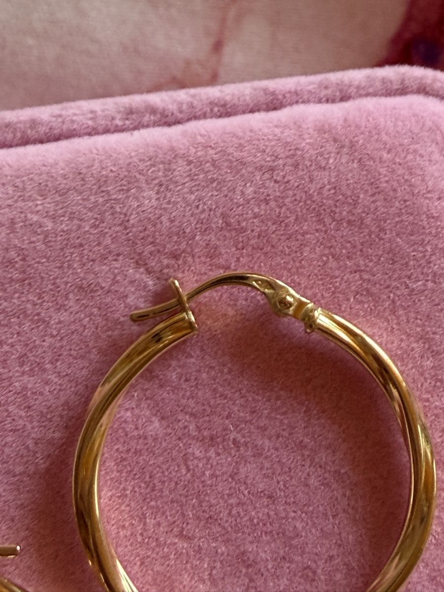Boucles d'oreille: 750 Yellow Gold Loop Earrings – Neuf (Voir description) à St.Josefen par lop_lh8d 2