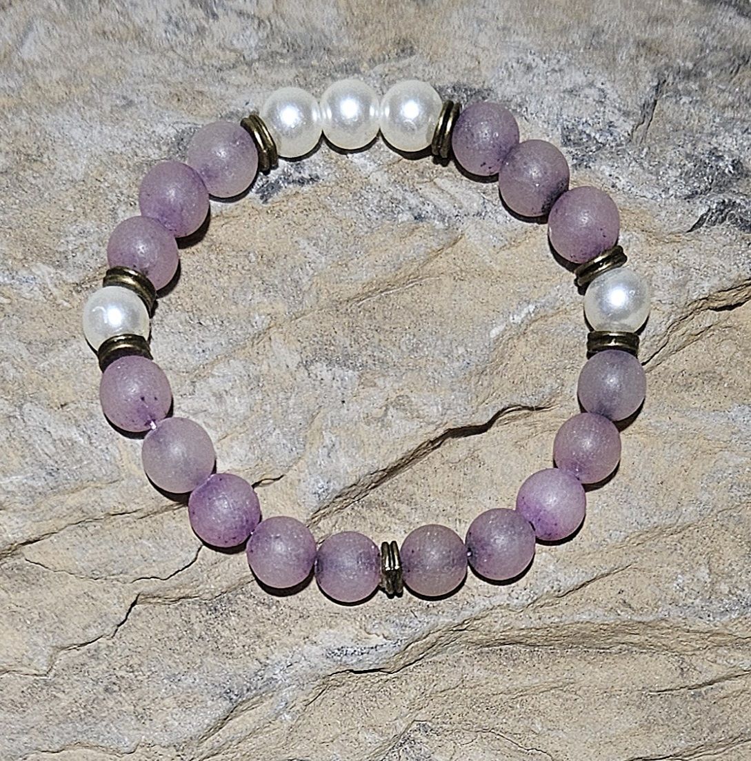Armbänder & -reifen: Achat-Perlen Charme Armk. - Spendenaktion – Neu (gemäss Beschreibung) aus Unterkulm von Nachtigall 2