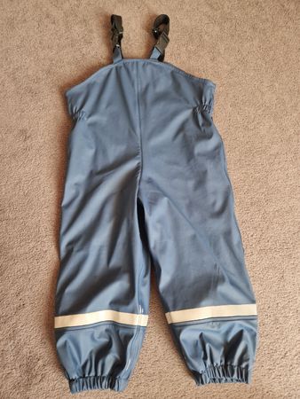 Gefütterte Matschhose / Regenhose, Gr. 110