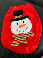 Schneemann Dekoration für den Toilettendeckel / Winter