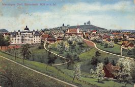 Menzingen Dorf Südostseite, gelaufen 1913
