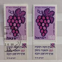 Israel-1x postfrisch/1x gestempelt**mit Tab (2)