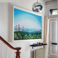 Frühling B048⚡️ Original-Acrylgemälde auf Leinwand 110x160cm