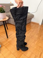 Damen Overknee Stiefel schwarz selten getragen