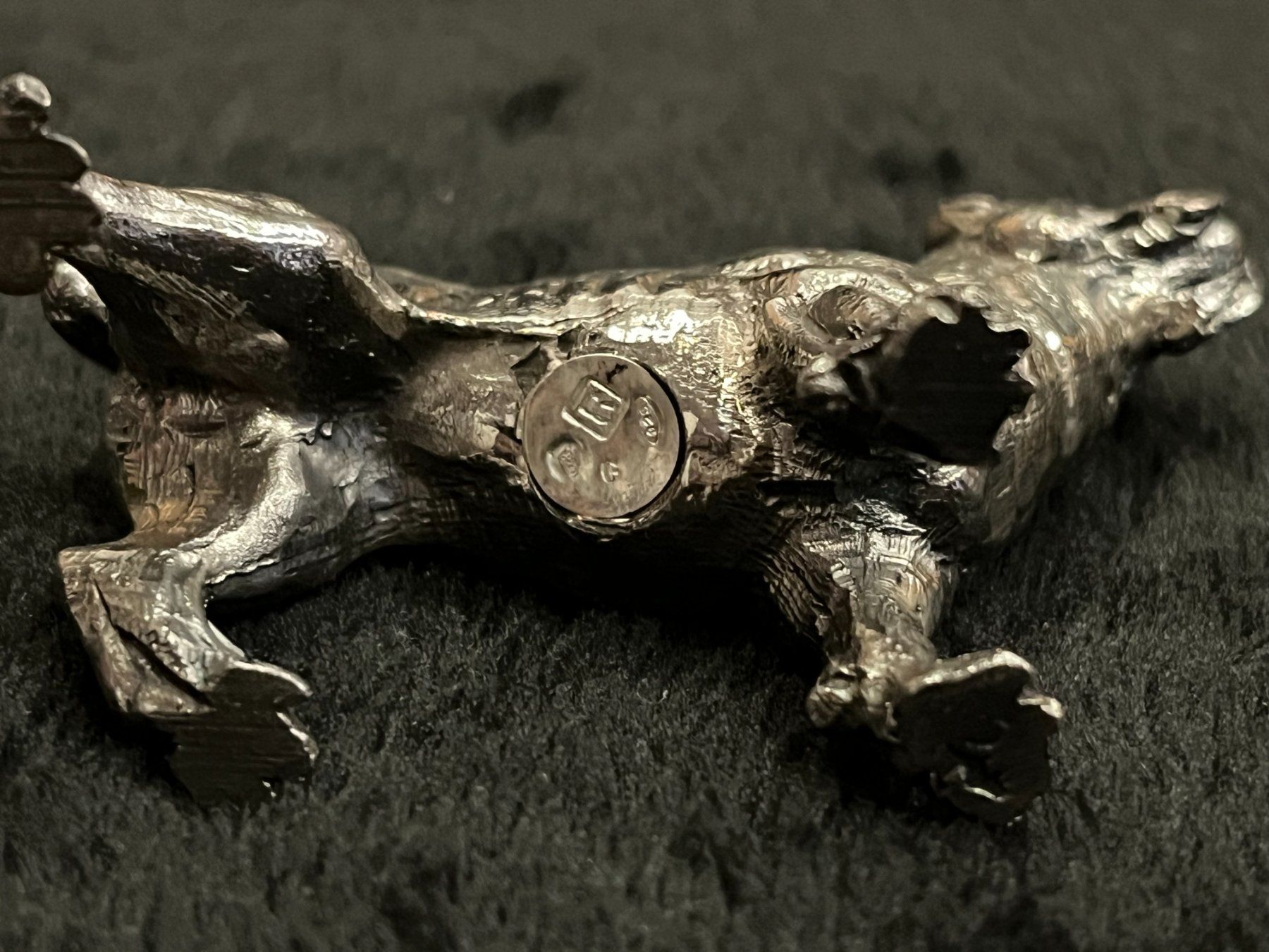 Statuette: Figur Hund Silber 925 – Usato da Bettwiesen venduto da wicking27 3