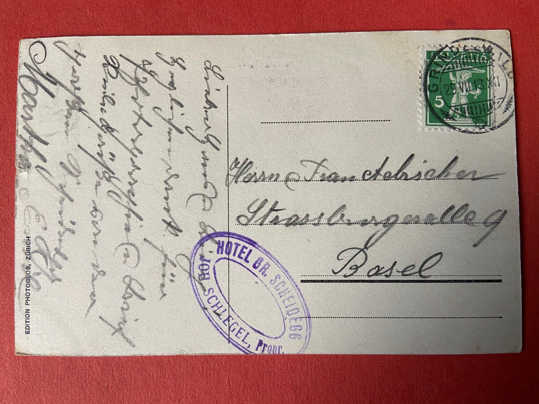 Ansichtskarten: AK Grosse Scheidegg Blick ins Grindelwaldtal – Gebraucht aus Böckten von Hansi36 1