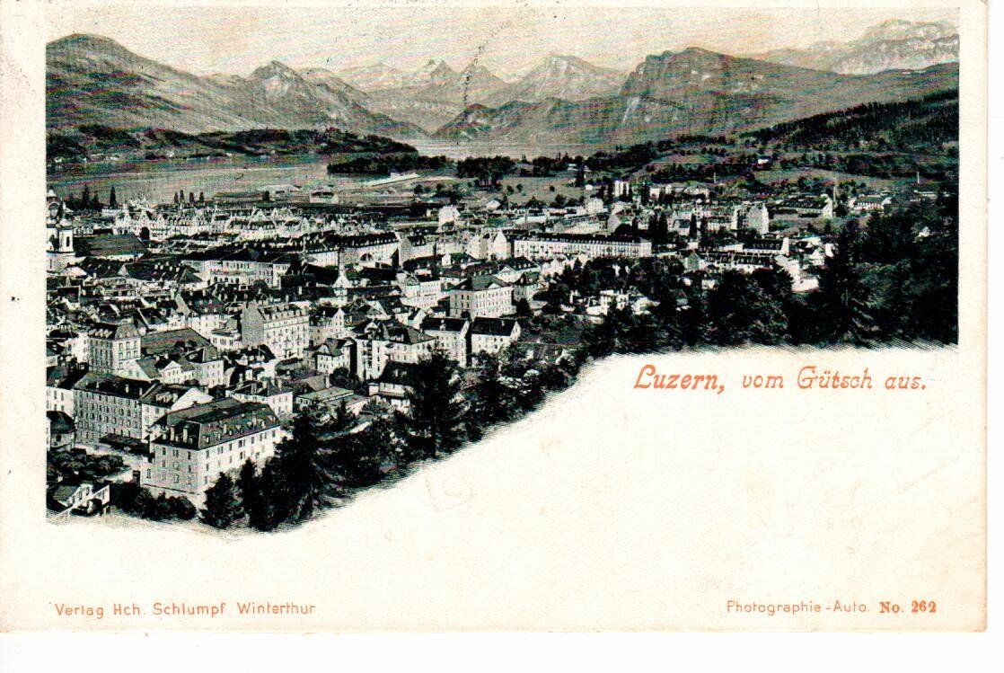 Ansichtskarten: Luzern 1920 – Gebraucht aus Wolhusen von Curver9
