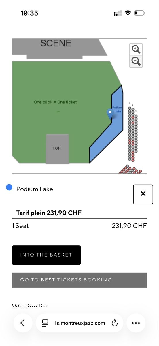 Biglietti: Tickets for Tyla – Nuovo e nell'imballaggio originale da Küsnacht ZH venduto da pol_9x2x