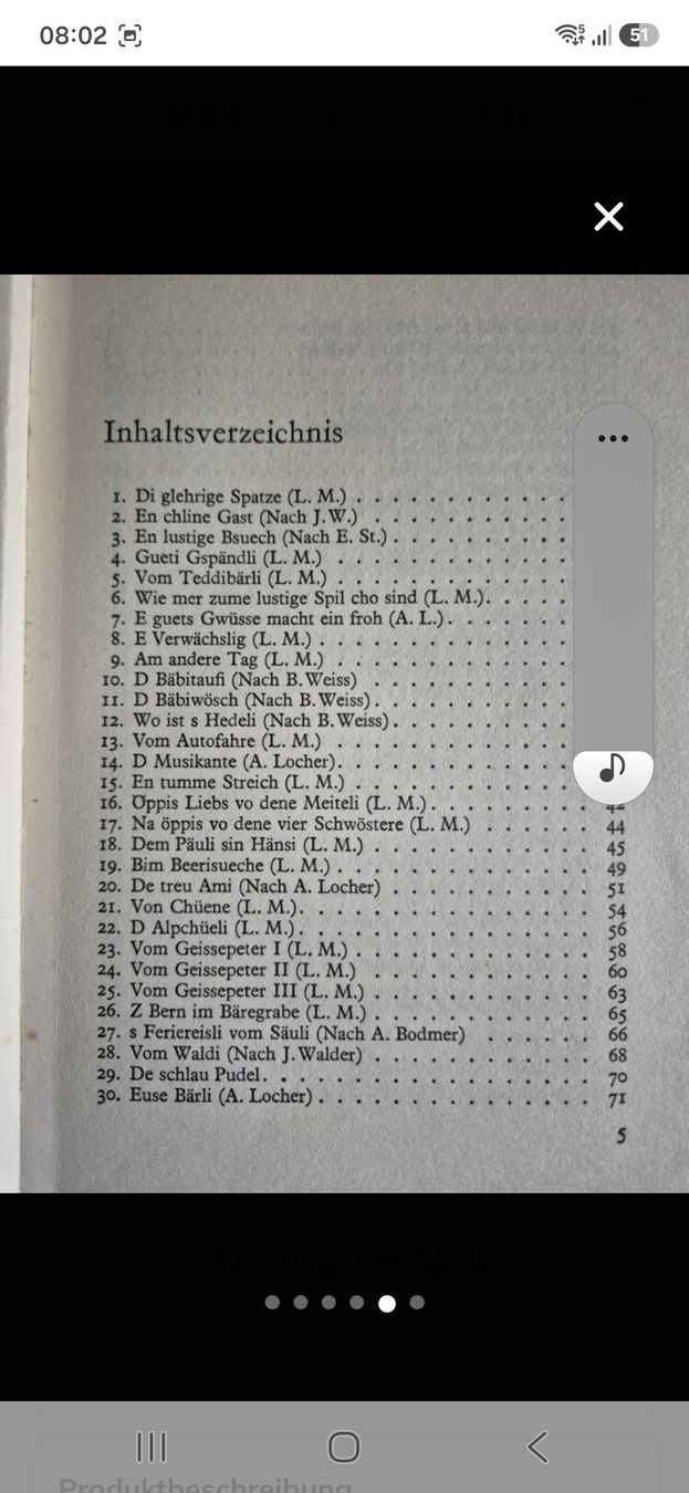 Libri: Kinderbuch antik ,2 Stück – Usato da Villmergen venduto da MONCHHICHI 4