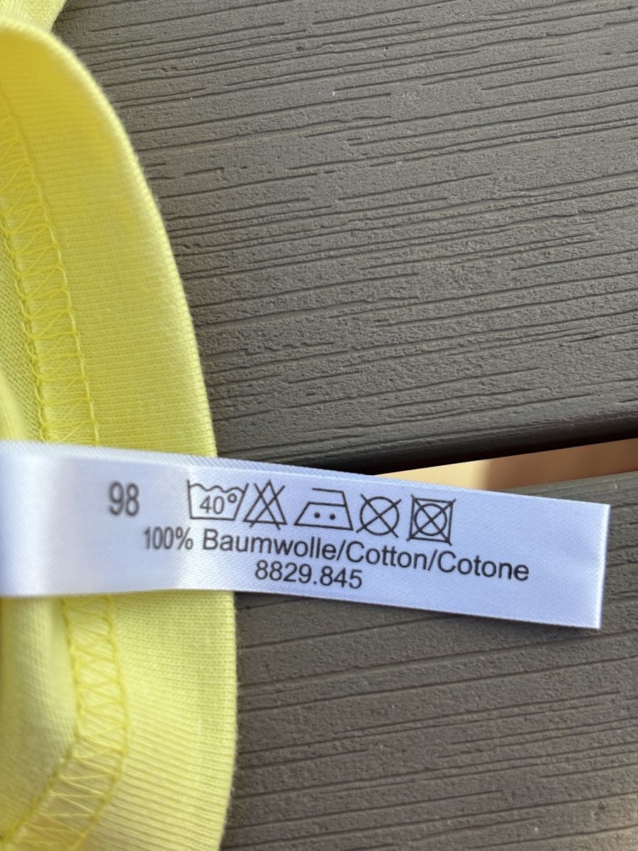 Blusen, T-Shirts & Tops: Träger Tshirt gelb Gr 98 – Neu (gemäss Beschreibung) aus Kesswil von Branca-01 3