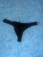 Tanga in pizzo nero Beldona taglia M