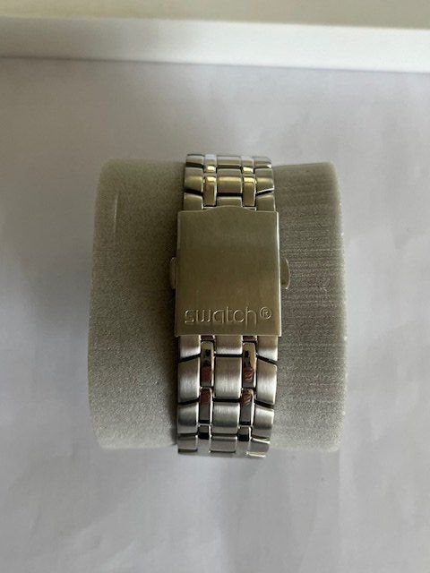 SWATCH IRONY RETROGRADE YRS400G DARK STEEL NEUVE (Neuf avec