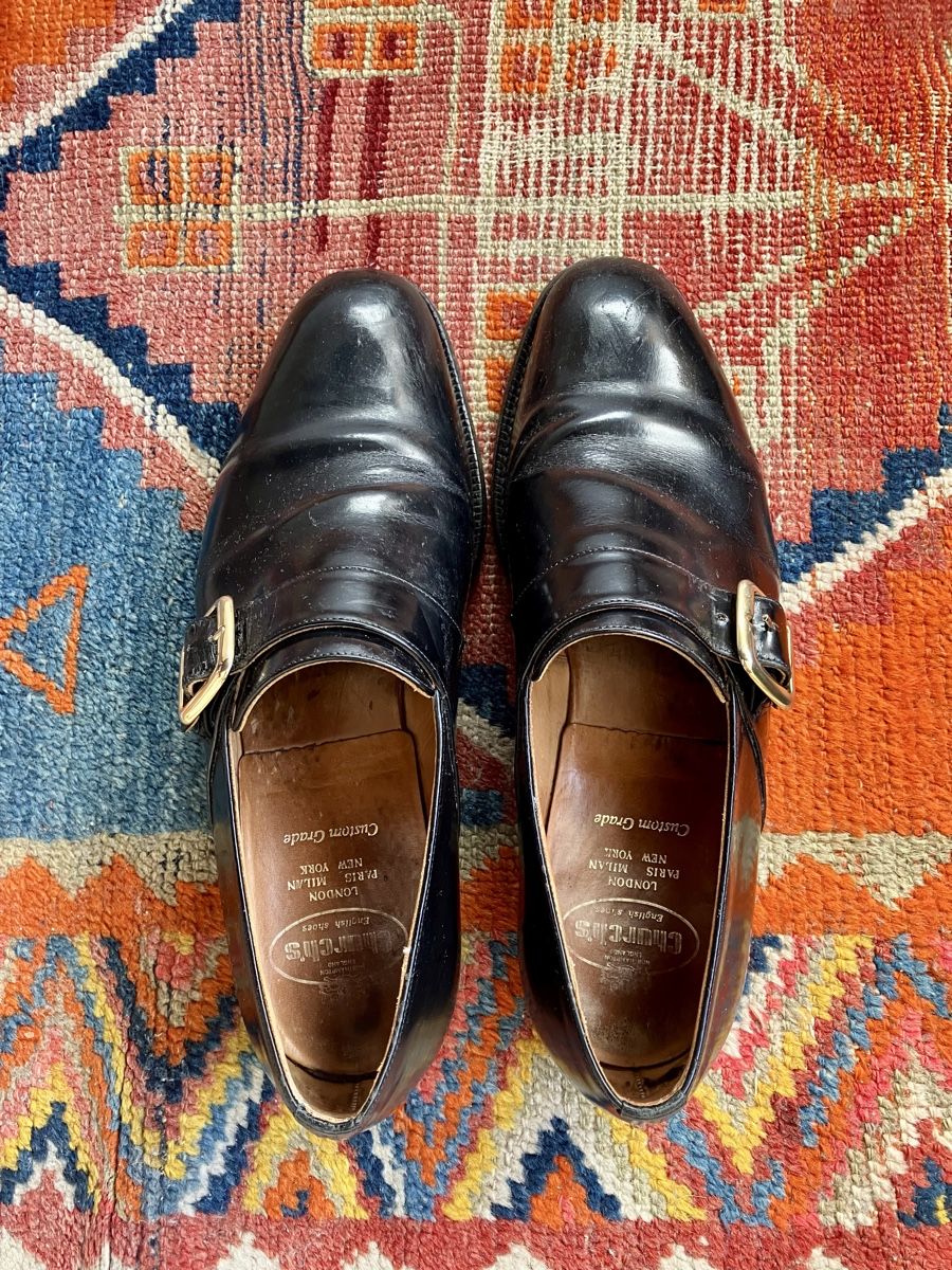 Church's Scarpe da uomo: Church's Black Monk Strap - Size 9 – Usato da Zürich venduto da leo_q7c6 1