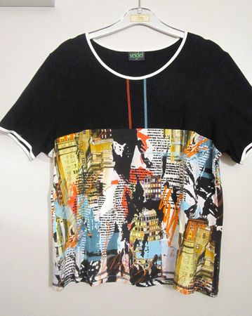 SEIDEL t-shirt Viskose M -L neuwertig! Schön!