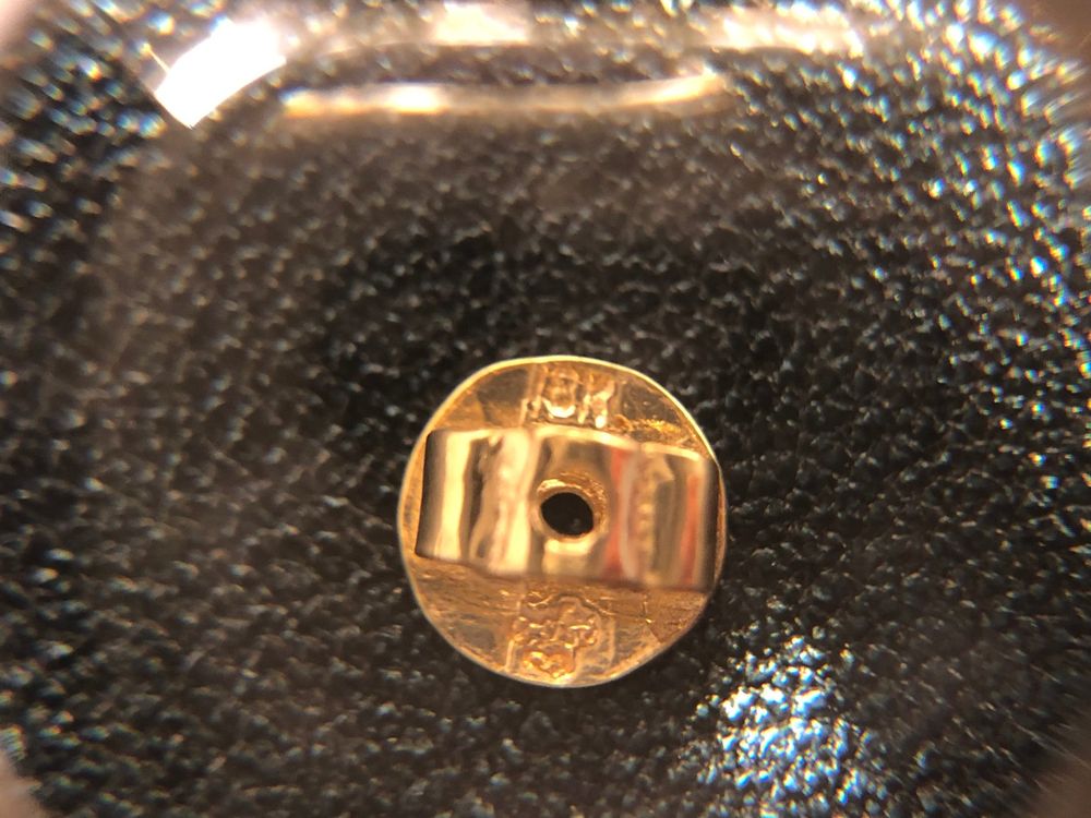 Orecchini pendenti & Orecchini a lobo: Ohrstecker "Broken Heart" aus 18 Karat Gelbgold Au 750 – Usato da Bern venduto da bombich 5