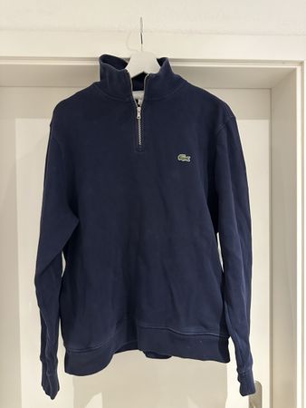 Lacoste Pullover dunkelblau Groesse L im guten Zustand