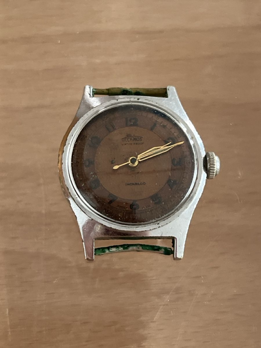 Technos Orologi: Technos Vintage Armbanduhr , Handaufzug – Usato da Rheineck venduto da UhrenReinhardt