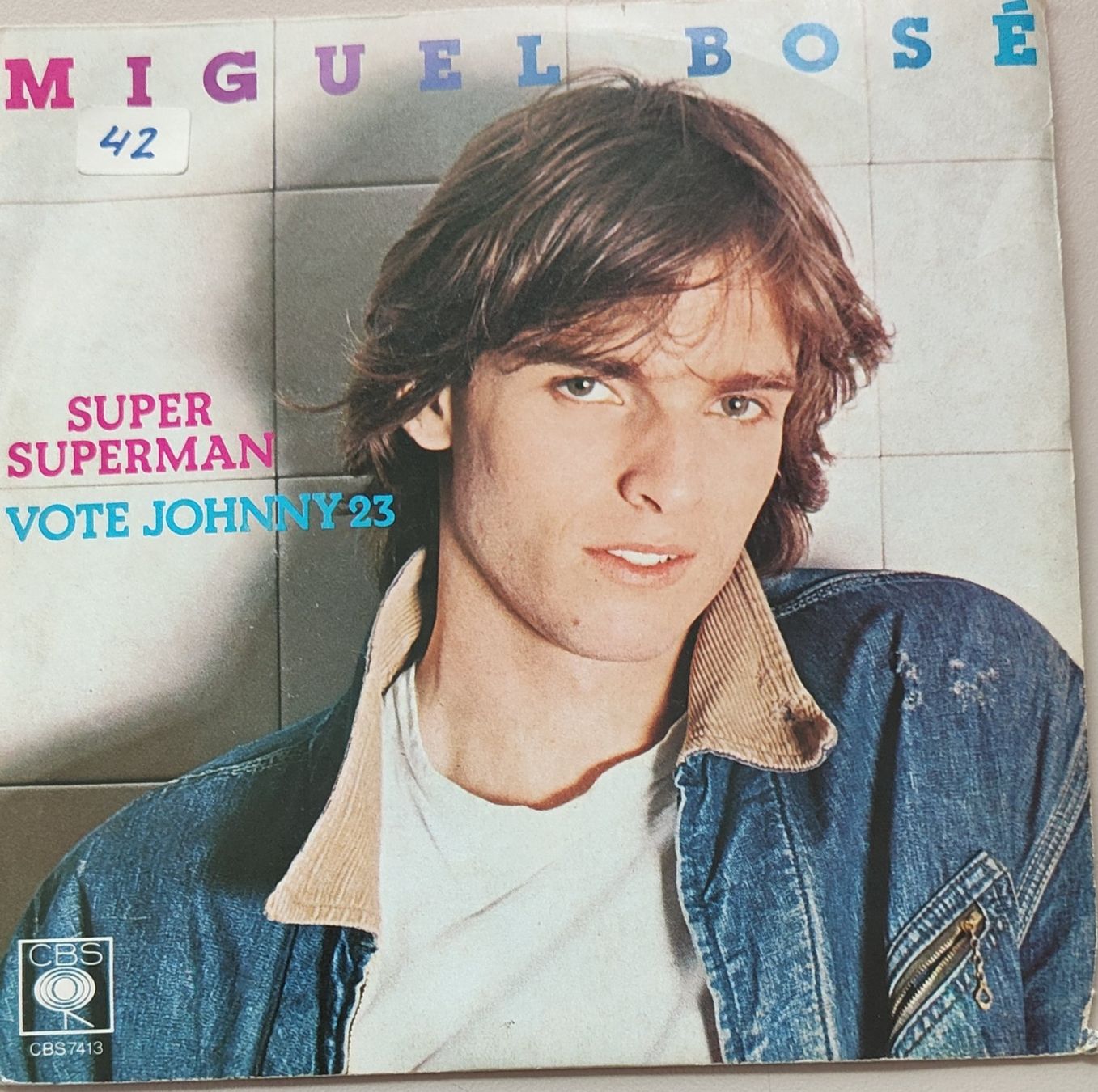 Dischi in vinile: Vinyl-Single Miguel Bosé - Super Superman – Usato da Langenthal venduto da Modo39